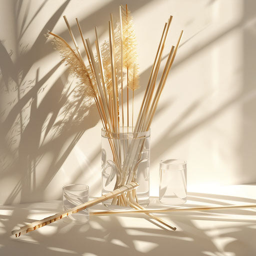 Straw clipart in a realistic style on white background