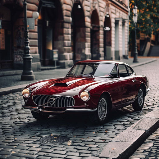 1966 Volvo P1800 transformed into a British spy car