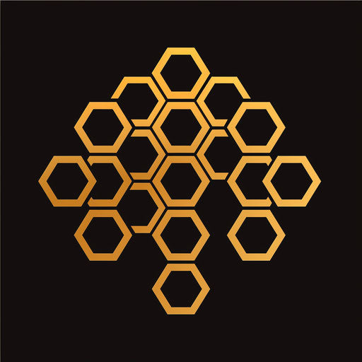 Unique hexagon pattern symbolizing structure and efficiency
