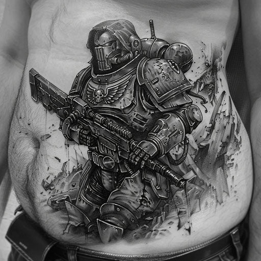 Bright Stomach Tattoos Men Tattoo Sketches