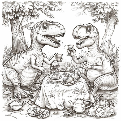 Enjoyable Cute Dinosaur Coloring Pages Art