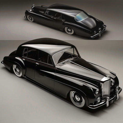 1954 Bentley R Type Continental elegantly modified hearse