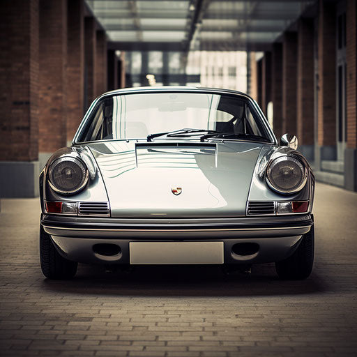 Front view of Porsche 911 Carrera Classic