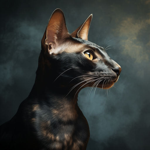 Oriental shorthair cat profile