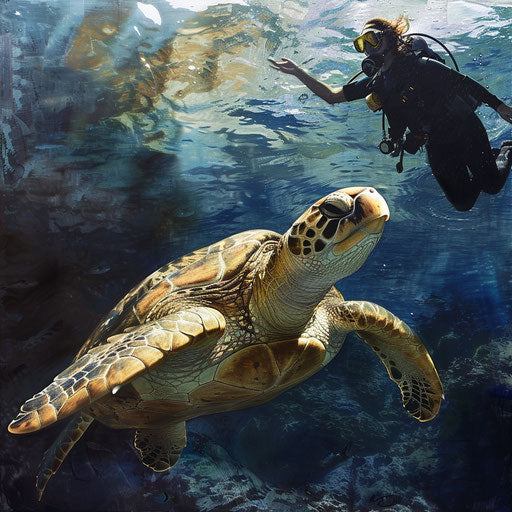 Olive Ridley Sea Turtle: Unleash Creativity with Flora & Fauna