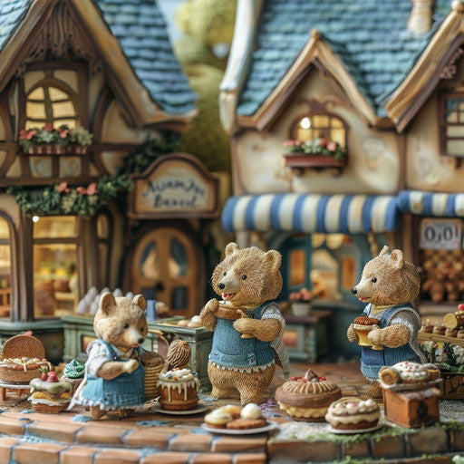 Bears Bakery in a Quaint Village