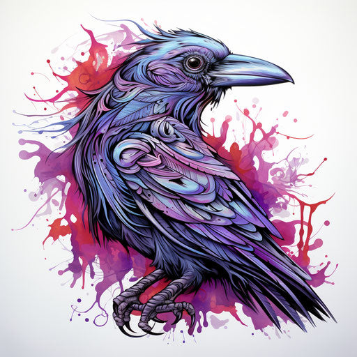 k yaaa's raven tattoo