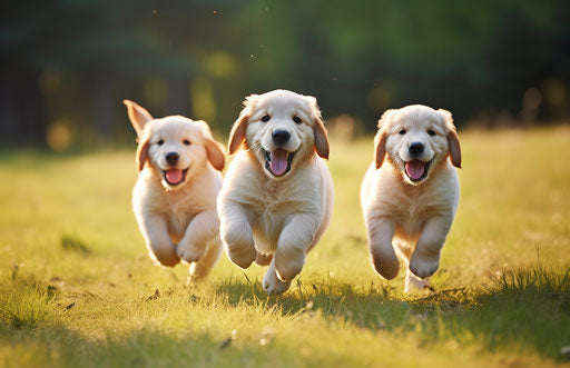 Golden retriever puppies, the top dog breed