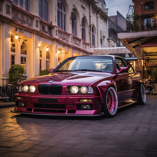 BMW M3 classic burgundy