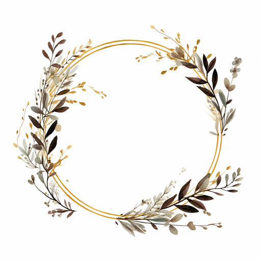 Minimalist style graphic frame on white background