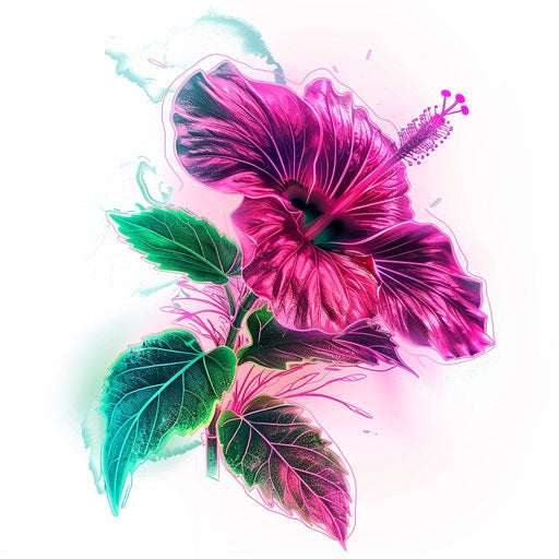 Hibiscus Tattoo Sketch Collection