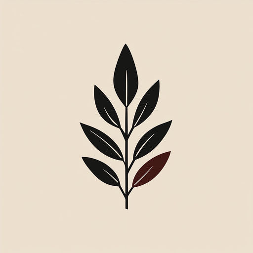 Inspiring church logo with minimalist olive branch
