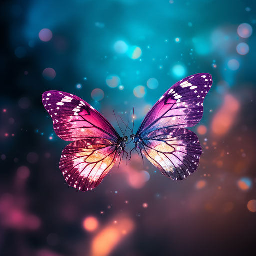Love Butterfly in Dreamlike Ambiance