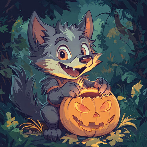 Creepy Spooky Halloween Halloween Illustration in Vector Format