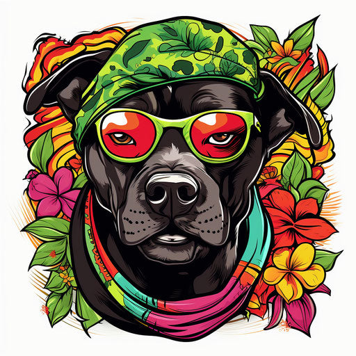 Pitbull dogs coloring pages color me lovably bandana