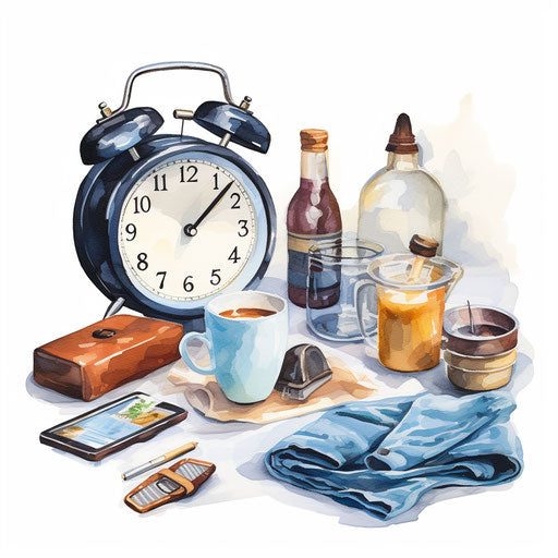 Daily routine in Oil painting style