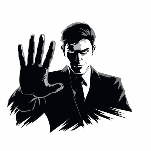 Hello clipart in the style of Chiaroscuro Art, on a white background