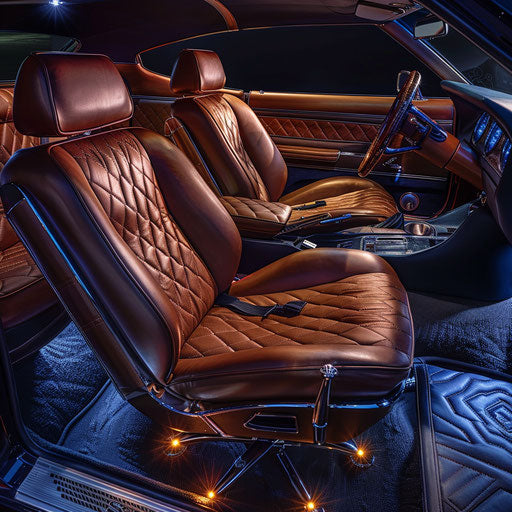 Luxurious 1969 Chevrolet Chevelle SS with premium leather seats and advanced technology