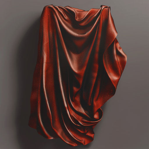 Blanket clipart in photo realistic style with a flat random background, metallic sheen and realistic textures