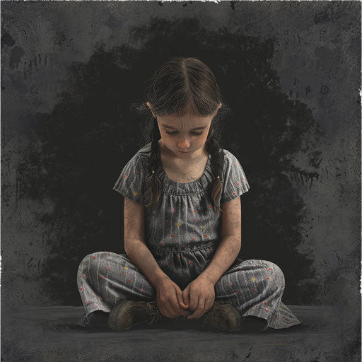 Preschool clipart in realistic style on flat dark charcoal background