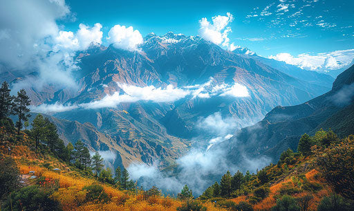 Inca Trail to Machu Picchu, breathtaking Andes views