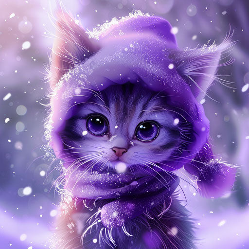 Cute baby cartoon wallpaper with light violet style