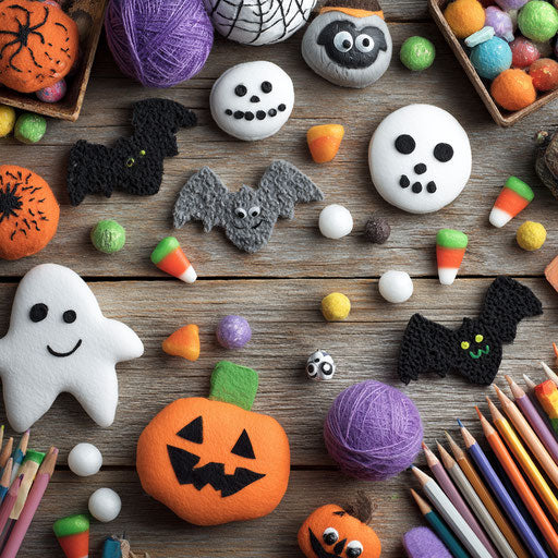 Playful Halloween Crafts and Decorations Collection