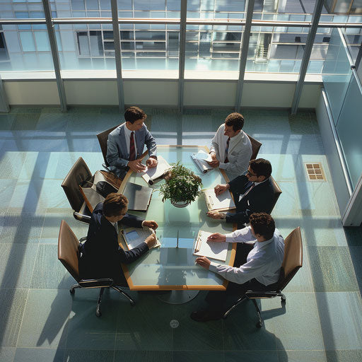 Finance visuals showing risk management team concentration