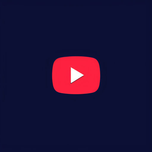 Classic logo for YouTuber with a traditional font and a navy blue background, exuding reliability