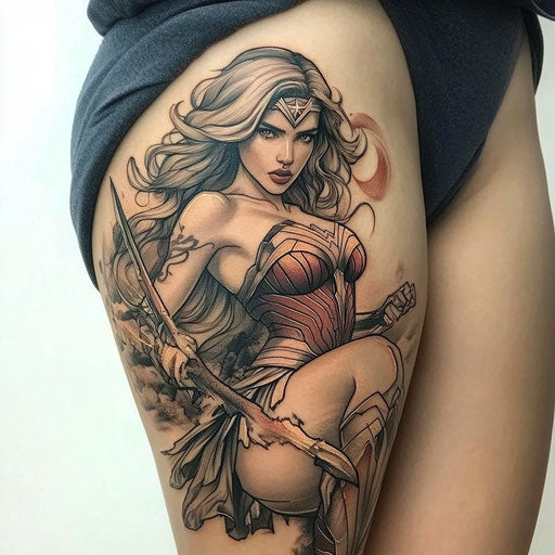 Thigh Tattoos For Females Tattoo Art Collection