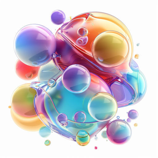 Surprise clipart in a photorealistic style on flat white background