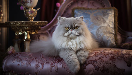 The playful and sophisticated Persian lord, charming frivolity