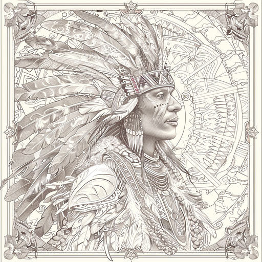 Aboriginal culture and traditions, detailed illustration in Gennady Spirin's style, coloring book page
