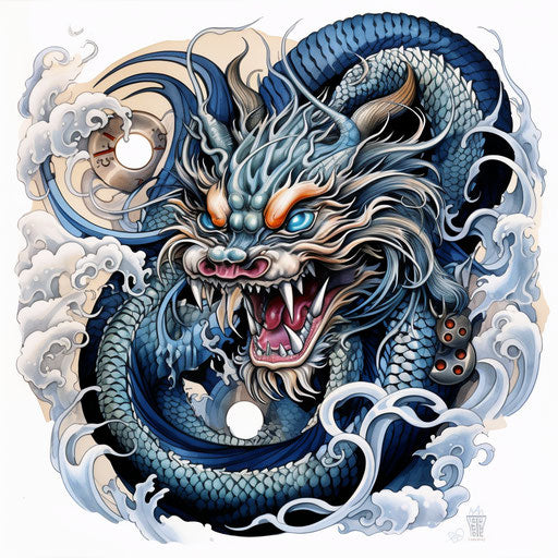 Tattoos of dragons dragon tattoo designs blue dragon