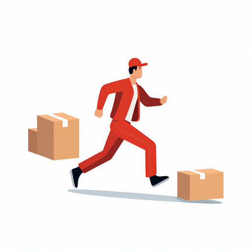 Animated clipart in Minimalist style, on white background