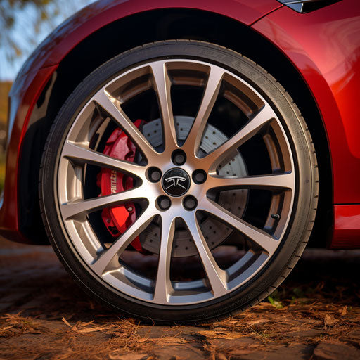 Modern alloy rims for Tesla Model 3