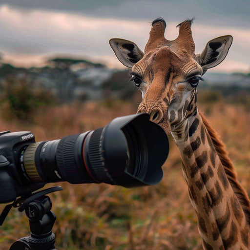 Giraffe photographer capturing the beauty of the natural world