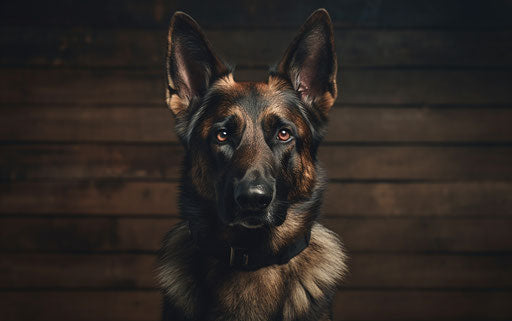 German Shepherd for sale on our website, with distinct facial features