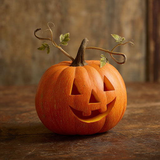 Friendly Smiling Pumpkin Design