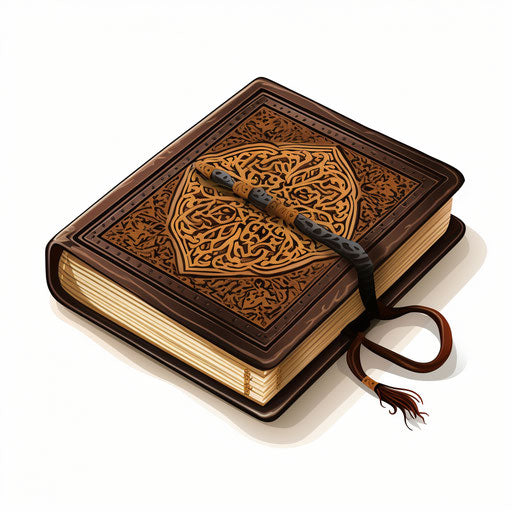 Quran illustration in the style of Chiaroscuro Art