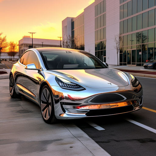 Tesla model 3 chrome
