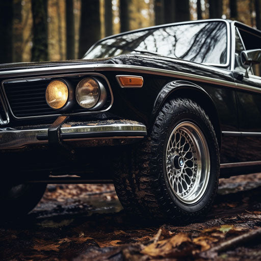 BMW 7 series classic Bigfoot tires