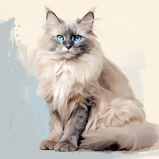 Exaggerated beauty on grey background