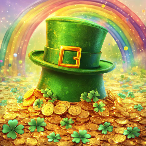 St. Patrick's Day: Rainbow and Pot of Gold