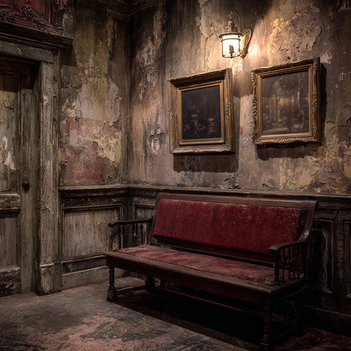 Eerie Atmosphere with Distressed Walls