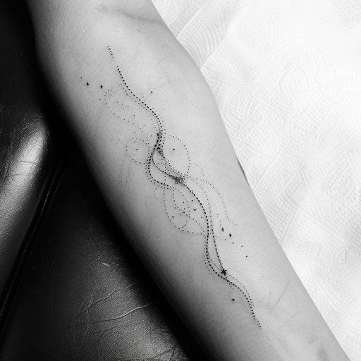 Esoteric constellation of three connected points