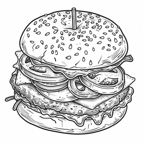 Spicy Jalapeno Pepper Jack Burger