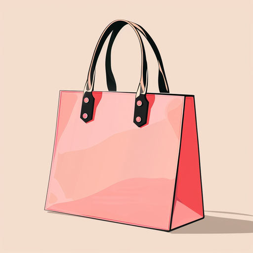 Bag clipart with a photo realistic style and random backdrop