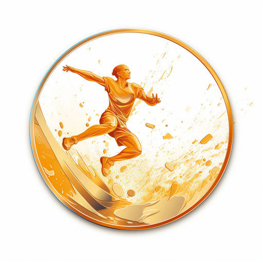 Gold medal in the style of Impressionistic Art