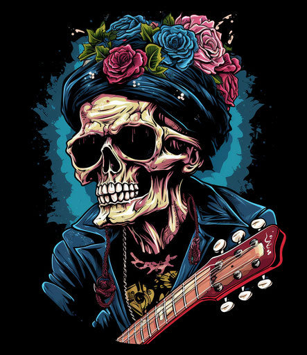 Rock And Roll Tattoo Sketch Collection